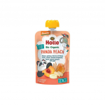 Virsiku-, aprikoosi-, banaani ja speltap&uuml;ree PANDA PEACH, beebidele alates 8. elukuust, biod&uuml;naamiline