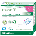 Puuvillast tampoonid, suured, &ouml;koloogilised