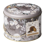 Itaalia PANETTONE kook tumeda &scaron;okolaadi ja soolatud karamellikreemiga, metallkarbis