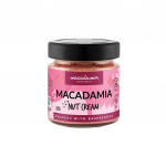 Kr&otilde;mpsuv makadaamiap&auml;hkli kreem vaarikatega