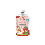 Maasika-, banaani- ja &otilde;unap&uuml;ree jogurtiga FRUITY FOX, beebidele alates 8. elukuust, &ouml;koloogiline