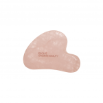 Roosast kvartsist n&auml;omassaaži kivi Gua Sha