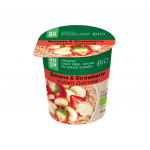 Kaerahelbepuder banaanide ja maasikatega, &ouml;koloogiline