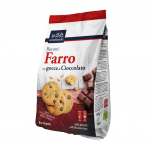 Speltak&uuml;psised &scaron;okolaadit&uuml;kkidega BISCOTTI FARRO, &ouml;koloogilised