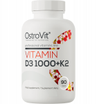 OstroVit Vitamin D3 1000 IU + K2, 90 tab