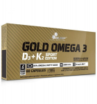 Olimp Gold Omega 3 D3+K2 Sport Edition, 60 kap