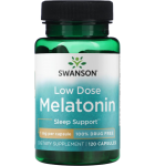 Swanson Melatonin 1mg, 120 kap