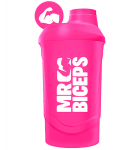 MrBiceps Super Pink Shaker, 600 ml