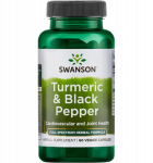 Swanson Turmeric & Black Pepper, 60 caps