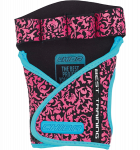 Chiba 40936 Lady Motivation Glove, S, Pink/Turquise/Black