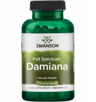Swanson Damiana Leaves 510 mg, 100 caps