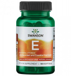 Swanson Natural Vitamin E 200IU, 100 kap