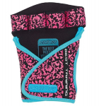 Chiba 40936 Lady Motivation Glove, M, Pink/Turquise/Black