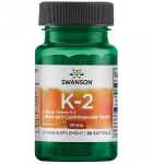 Swanson Natural Vitamin K-2 50mcg, 30 kap
