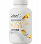 OstroVit Vitamin D3 4000 IU, 120 kapslit