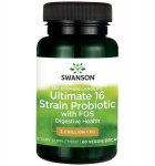Swanson Ultimate 16 Strain Probiotic with FOS, 60 kap