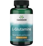 Swanson L-Glutamine 500mg, 100 kap