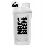 MrBiceps Opal White Shaker, 600 ml