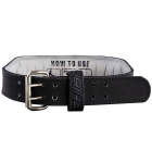 Chiba Leather Belt, XXL, Black