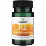 Swanson Natural Vitamin K-2 100mcg, 30 kap