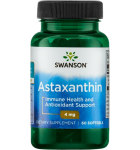 Swanson Astaxanthin 4mg 60kap, 60 kap (BB 2026-11-30)