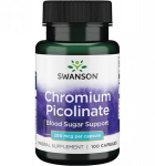 Swanson Chromium Picolinate 200mcg, 100 kap