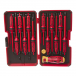 Kruvikeerajate komplekt Felo 06391306, isoleeritud, 40.5 cm, 12 tk