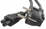 Juhe Gembird PC-186-ML12 Elektros tinklo, IEC C5, 1.8 m, must v.