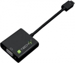 Adapter Techly Mini HDMI to VGA 302921 Mini HDMI male, VGA female, must v.