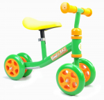 Tasakaaluratas Bimbo Bike, kollane v./roheline v.