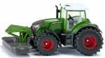 M&auml;ngutraktor Siku Fendt 942 Vario Wth Front Mower 2000, must v./roheline v.