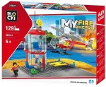 Konstruktor Blocki MyFireBrigade Helikopter ja juhtimistorn KB0812, 129 tk