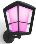 &Otilde;ue seinavalgusti Philips Hue Econic, 15W, LED, IP44, must v., 24.4 cm x 30.1 cm