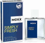 Tualettvesi Mexx Simply Fresh, 50 ml