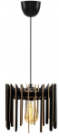 Valgusti rippuv Opviq Zig Zag 155-T, E27, 1 x 60 W, must v.