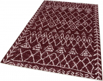 Vaip Conceptum Hypnose W1070, valge/punane, 100 cm x 60 cm