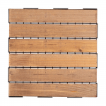 Veranda plaadid PXDECK, 30 cm x 30 cm x 2 cm, pruun, 6 tk