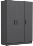 Riidekapp Kalune Design Kale 2266, antratsiit v., 52 cm x 135 cm x 210 cm