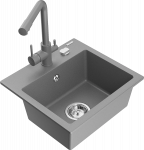 K&ouml;&ouml;givalamu Mexen Milo 6505-71-671600-71, graniit, 43.5 cm x 41 cm x 17.1 cm, hall/kroom