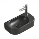 Vannitoa kraanikauss Mexen Viera 21274085L, keraamiline, 40 cm x 21 cm x 12 cm, must