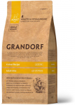 Kuiv koeratoit Grandorf 4 Meat Adult, lambaliha/kalkun/pardiliha/metssealiha, 1 kg