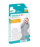 &Otilde;huke magamiskott beebile Love To Dream Swaddle Up Etap 1, valge v., 60 cm x 26 cm