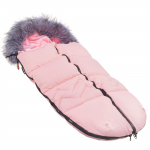 Talvine magamiskott beebile Springos 4in1 Fluffy SB0022, roosa v., 90 cm x 46 cm