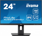 Monitor Iiyama XUB2493HSU-B6, IPS, 100 Hz, FHD, 23.8"