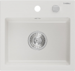 K&ouml;&ouml;givalamu Mexen Milo, graniit, 43.5 cm x 41 cm x 16.1 cm, valge v./kroom v.