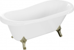 Vann, teisaldatav Mexen Retro, 170 cm x 75 cm x 75 cm, ovaalne, valge