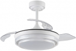 Laeventilaator koos lambiga CristalRecord Lander Mini, 46 W