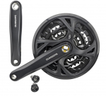 V&auml;nt Shimano Altus FC-M371-48T, 170 mm, metall, must