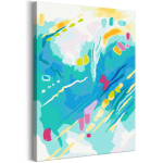 Maalimine numbrite j&auml;rgi Artgeist Meteor Rain MA_0722, mitmev&auml;rviline, 40 x 60 cm