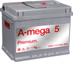 Aku A-mega Premium, 12 V, 60 Ah, 600 A